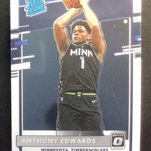 Anthony Edwards Optic rated rookie card